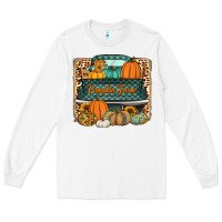 White pumpkin farm truck Long Sleeve Tee - Jasminsmagicworld