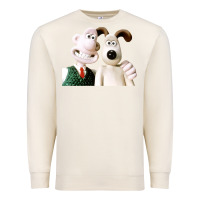 Sandshell the man with his dog taking selfie w.a.l.l.a.c.e Premium Sweatshirt - lanVoArt