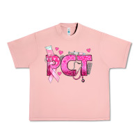 Salmon breast cancer pct patient care technician Urban Heavy Tee - texasbilliewilder