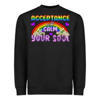 Lgbtq Acceptance Will Calm Your Soul Heavyweight Sweatshirt | Teevron