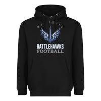 Black stl battlehawks football! xfl Heavyweight Hoodie - lanVoArt