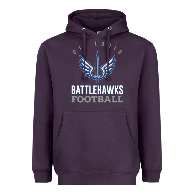 Stl Battlehawks Football! Xfl Heavyweight Hoodie by lanVoArt | Teevron
