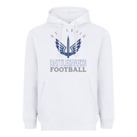 White stl battlehawks football! xfl Heavyweight Hoodie - lanVoArt