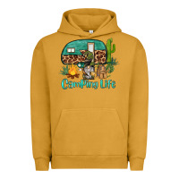 Camping Life Caravan And Gnome Urban Hoodie | Teevron