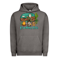 Pigment Tornado camping life caravan and gnome Urban Hoodie - BarkalooDesign
