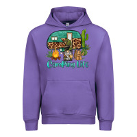 Tulip camping life caravan and gnome Urban Hoodie - BarkalooDesign