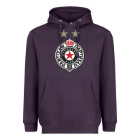 Plum fk partizan Heavyweight Hoodie - lanVoArt