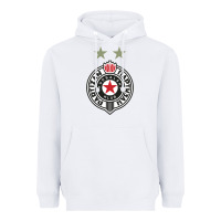 White fk partizan Heavyweight Hoodie - lanVoArt