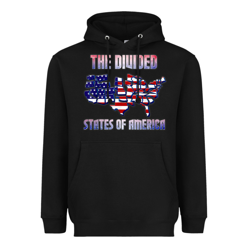 The Divided States Of America Political Humor Usa Map T Shirt Heavyweight Hoodie by lanVoArt | Teevron