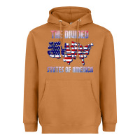 Meerkat the divided states of america political humor usa map t shirt Heavyweight Hoodie - lanVoArt