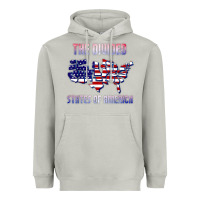 Moon Dust the divided states of america political humor usa map t shirt Heavyweight Hoodie - lanVoArt