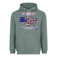 Sage the divided states of america political humor usa map t shirt Heavyweight Hoodie - lanVoArt
