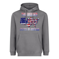 Storm the divided states of america political humor usa map t shirt Heavyweight Hoodie - lanVoArt