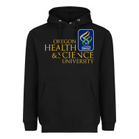 Black oregon health & science university (ohsu) Heavyweight Hoodie - lanVoArt
