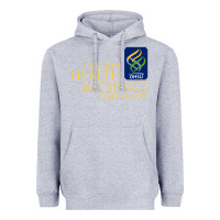 Heather Grey oregon health & science university (ohsu) Heavyweight Hoodie - lanVoArt