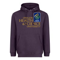 Plum oregon health & science university (ohsu) Heavyweight Hoodie - lanVoArt