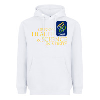 White oregon health & science university (ohsu) Heavyweight Hoodie - lanVoArt