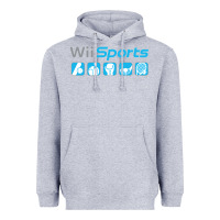 Heather Grey wii sports essential Heavyweight Hoodie - lanVoArt