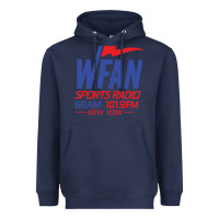 Navy wfan sports radio new york Heavyweight Hoodie - lanVoArt