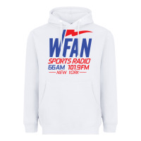 White wfan sports radio new york Heavyweight Hoodie - lanVoArt