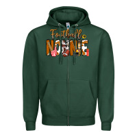 Sports Green football NONNiE Zipper Hoodie - CowhideDigitalArt