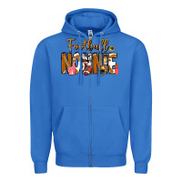 True Royal football NONNiE Zipper Hoodie - CowhideDigitalArt