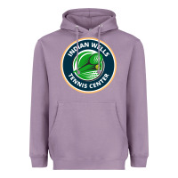 Lavender indian wells tennis center Heavyweight Hoodie - lanVoArt