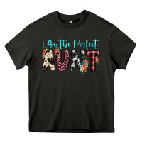 Asphalt i am perfect aunt Heavy Core Tee - JahusDesignShop