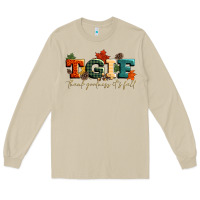 Mushroom tgif thank goodness its fall Long Sleeve Tee - CowGirlArtShop