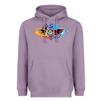 Lavender se bikes bmx bicycle on fire sport blue red Heavyweight Hoodie - lanVoArt