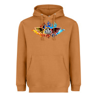 Meerkat se bikes bmx bicycle on fire sport blue red Heavyweight Hoodie - lanVoArt