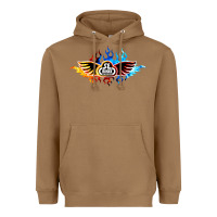 Toasted Coconut se bikes bmx bicycle on fire sport blue red Heavyweight Hoodie - lanVoArt