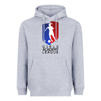 Heather Grey girls academy league Heavyweight Hoodie - lanVoArt