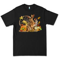 Black Fall Rabbit Premium Tee - LillyAllenDesigns