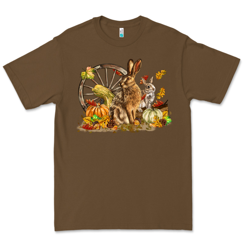 Fall Rabbit Premium Tee by LillyAllenDesigns | Teevron