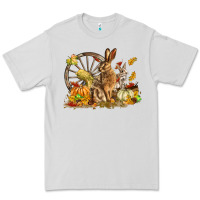 Dove Grey Fall Rabbit Premium Tee - LillyAllenDesigns