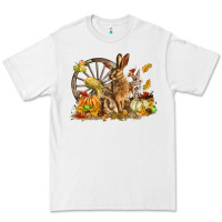White Fall Rabbit Premium Tee - LillyAllenDesigns