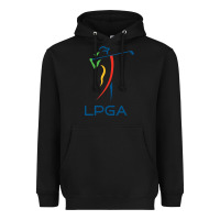 Black lpga Heavyweight Hoodie - lanVoArt