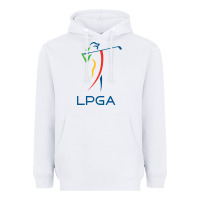 White lpga Heavyweight Hoodie - lanVoArt