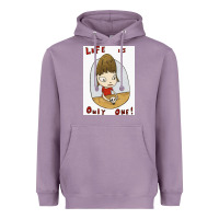 Lavender life is only one Heavyweight Hoodie - lanVoArt