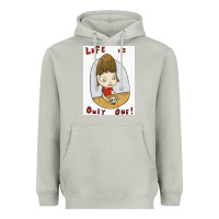 Moon Dust life is only one Heavyweight Hoodie - lanVoArt