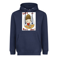 Navy life is only one Heavyweight Hoodie - lanVoArt