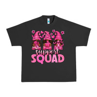Pigment Black breast cancer afro gnomies support squad Urban Heavy Tee - texasbilliewilder