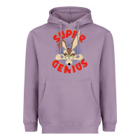 Lavender coyote super genius  1 Heavyweight Hoodie - lanVoArt