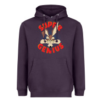Plum coyote super genius  1 Heavyweight Hoodie - lanVoArt