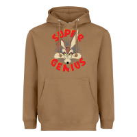 Toasted Coconut coyote super genius  1 Heavyweight Hoodie - lanVoArt