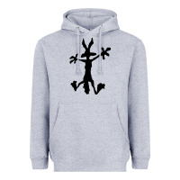 Heather Grey coyote's hole 2 Heavyweight Hoodie - lanVoArt