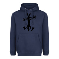 Navy coyote's hole 2 Heavyweight Hoodie - lanVoArt