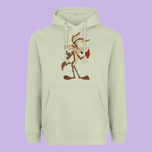 Danger Coyote's Hole Heavyweight Hoodie Designed By Lanvoart