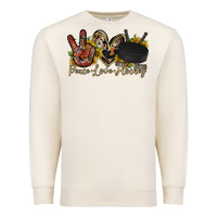 Sandshell peace love hockey Premium Sweatshirt - RacoonDesign